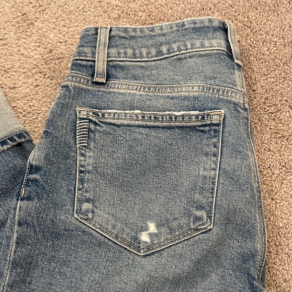 Paige Sasha Cuffed Light-Mid Wash Jeans - Picture 2 of 11